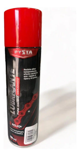 Lubricante De Cadena Pysta Rojo