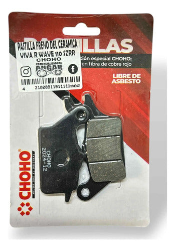 Pastilla Freno Delantera Viva R Szr 150 Wave 110 Choho