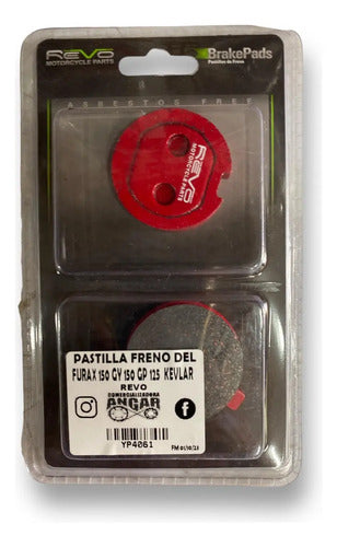 Pastilla Freno Delantera Furax 150 Gy 150 Gp 125 Revo