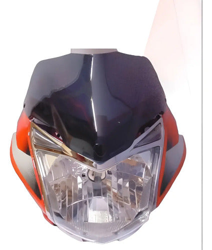 Farola Y Carenaje Discover 125/150 St Rojo Calidad Premium