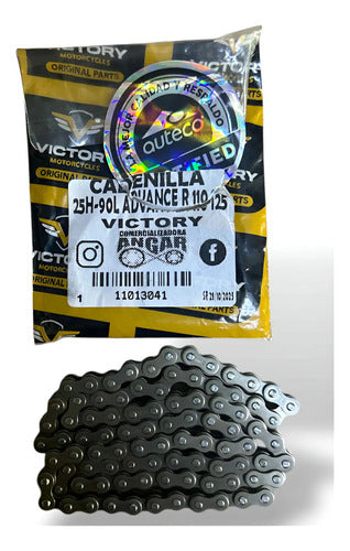 Cadenilla Distribución Original Victory Advance R 110 125