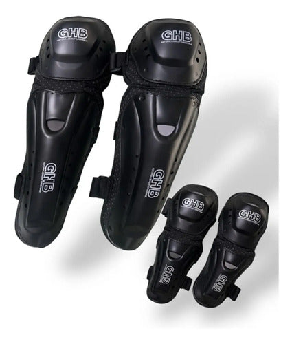 Kit Rodilleras Coderas Protecciónes Motociclistas