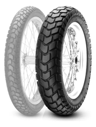 Cubierta Pirelli 130/80-17tl Mt60 De Kawasaki Klr 650 Traser
