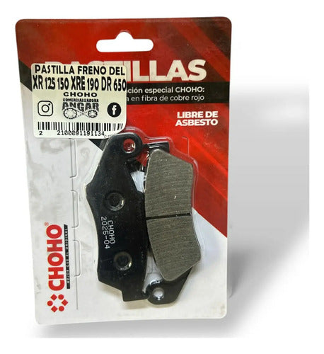 Pastilla Freno Delantera Xr 125 150l Tornado 250 Choho