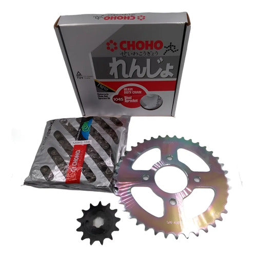 Kit Arrastre C100 Wave 2 Wave 110 38t/14t Choho Reforzado