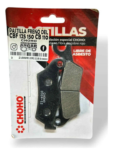 Pastilla Freno Delantera Choho Cbf 125 150 Cb 110 Splendor