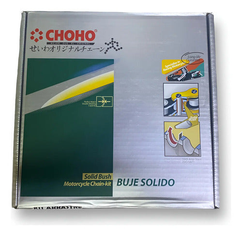 Kit Arrastre Ttr 125 150 42t/13t Choho Cadena Buje Sólido