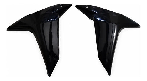 Tapas Laterales Tanque Cb 110 Negro Calidad Premium