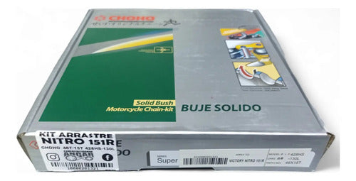 Kit Arrastre Nitro 151r Mrx 200 Arizona 46t/15t Choho